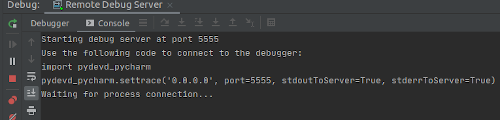 Start the debugger